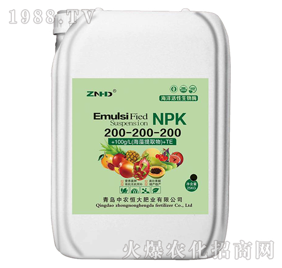 海藻活性生物酶200-200-200+TE-中農(nóng)恒大