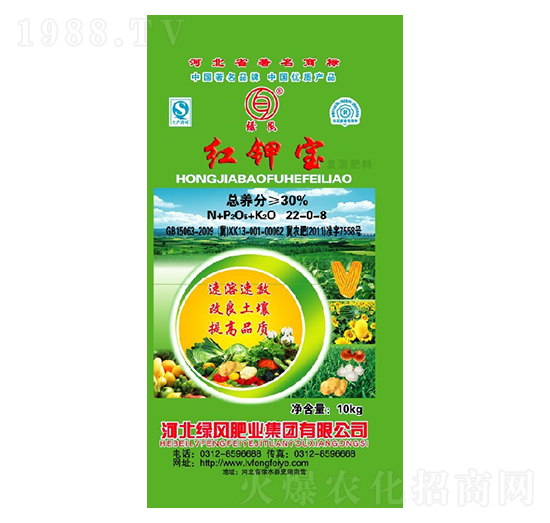 復混肥料22-0-8-紅鉀寶-綠風肥業(yè)