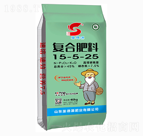高塔硝硫基復合肥料15-5-25-圣德源