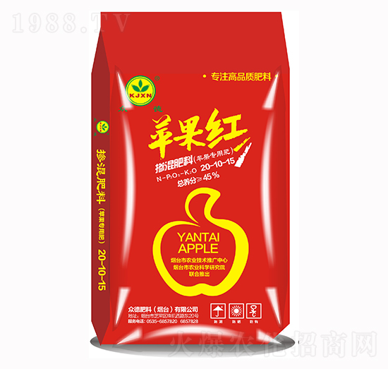 摻混肥料20-10-15-蘋(píng)果紅-眾德