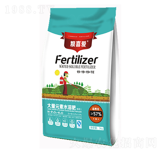 大量元素水溶肥19-19-19+TE-中盛肥業(yè)