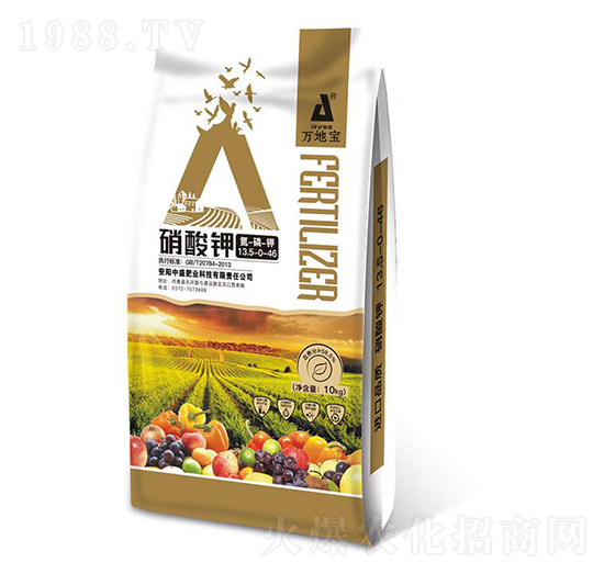 硝酸鉀水溶肥13.5-0-46-中盛肥業(yè)