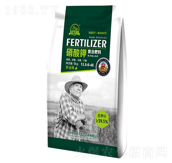 硝酸鉀復(fù)合肥料13.5-0-46-中盛肥業(yè)