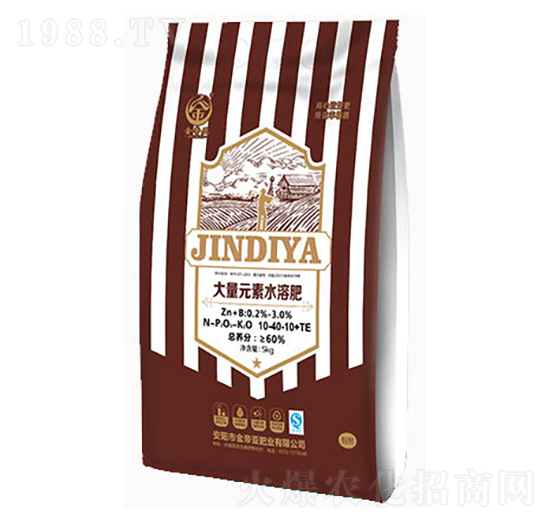 大量元素水溶肥10-40-10+TE（灰）-中盛肥業(yè)