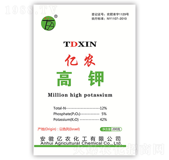 200g億農高鉀-億農化工