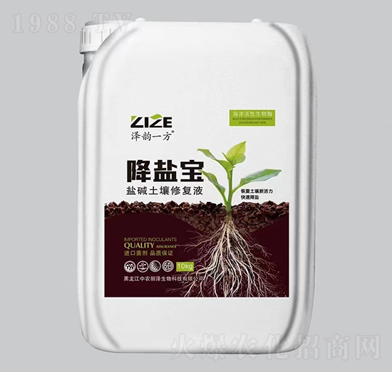 降鹽寶鹽堿土壤修復(fù)液-澤韻一方-中農(nóng)恒大