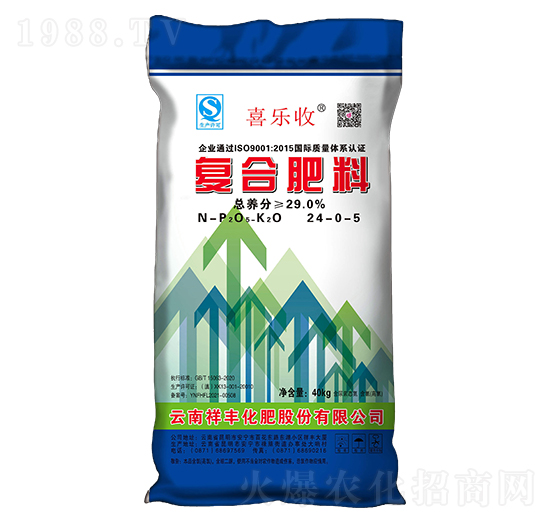 40kg復(fù)合肥料24-0-5-祥豐