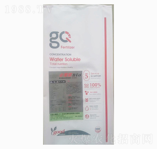 大量元素水溶肥料20-10-30+TE-必愛歐-農(nóng)康生物