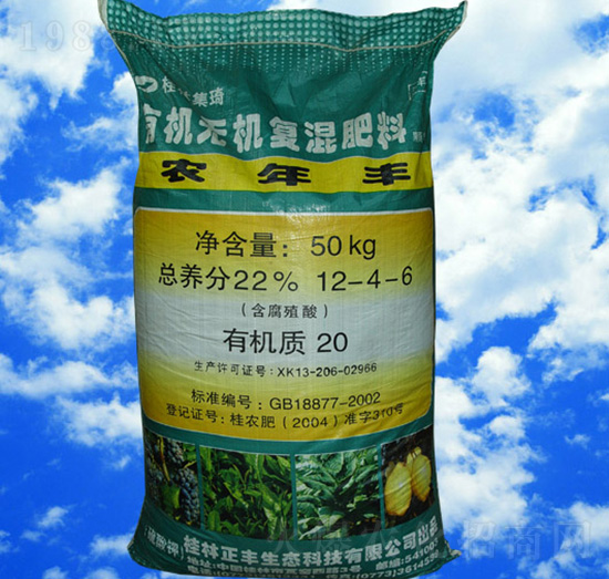 有機無機復混肥料12-4-6-農(nóng)年豐-正豐生態(tài)