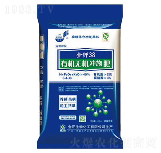 腐酸絡(luò)合有機(jī)無(wú)機(jī)沖施肥-金鉀38-金正生物
