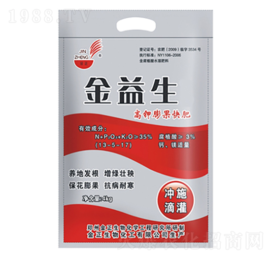高鉀膨果快肥-金益生-金正生物