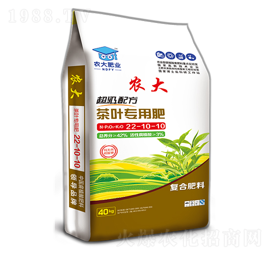 超級(jí)配方茶葉專(zhuān)用肥22-10-10-農(nóng)大生態(tài)