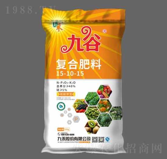硫酸鉀型復合肥料15-10-15-九谷-九禾股份