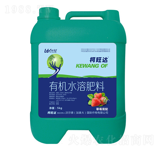 草莓需配有機水溶肥-柯旺達-沃爾德農(nóng)業(yè)