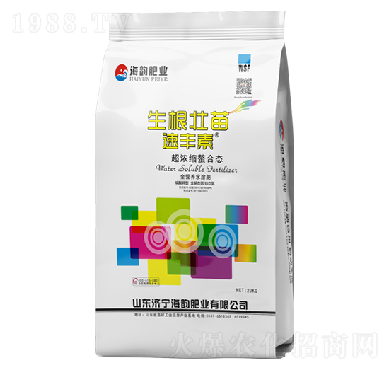 20kg超濃縮螯合態(tài)全營養(yǎng)水溶肥-生根壯苗速豐素-海韻生物