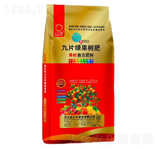 果樹專用復(fù)合肥料-九片綠-益農(nóng)豐肥業(yè)
