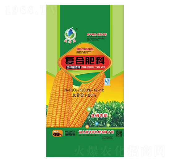 加鋅緩控釋復合肥料26-12-12-盛澤源化肥