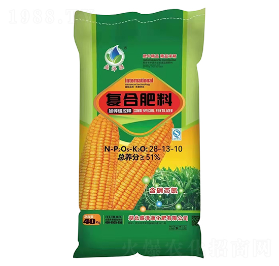 加鋅緩控釋復(fù)合肥料28-13-10-盛澤源化肥