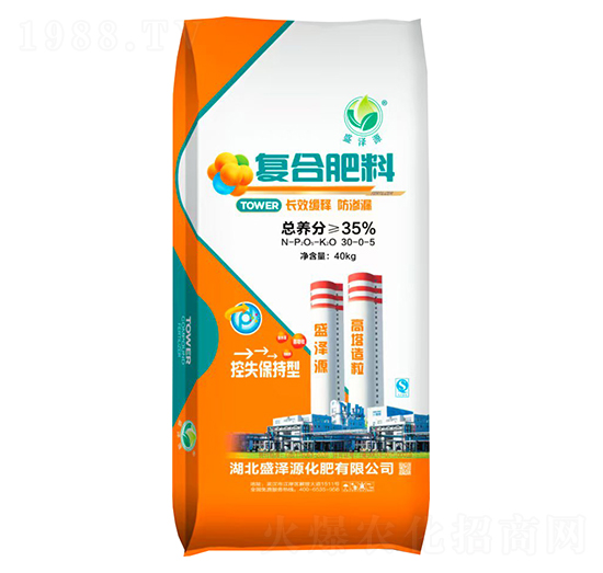 高塔造粒復(fù)合肥料30-0-5-盛澤源化肥