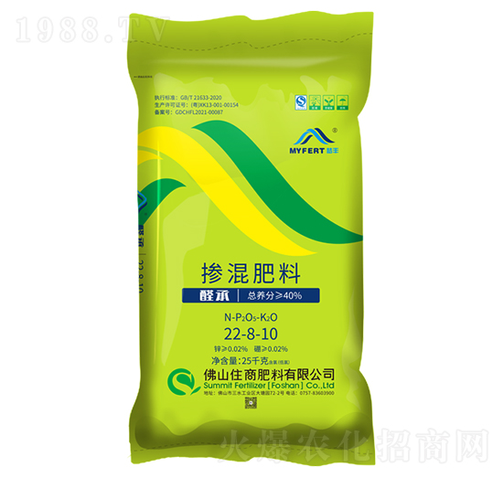 夢豐控釋摻混肥料22-8-10-住商肥料