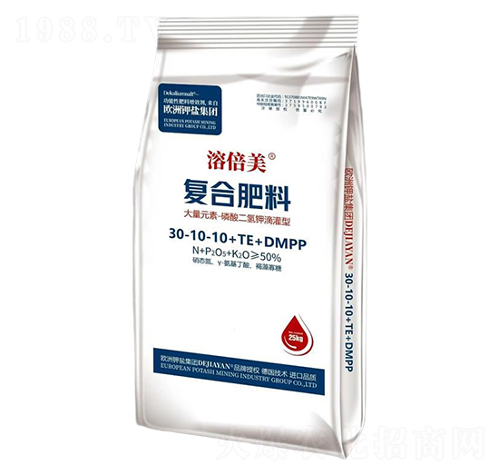 磷酸二氫鉀滴灌型大量元素復(fù)合肥料30-10-10+TE+DMPP-溶倍美-德鉀鹽國際
