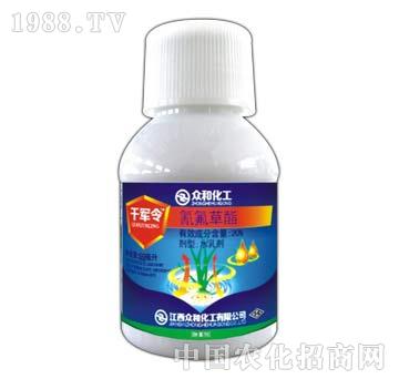 20%氰氟草酯-千軍令-眾和