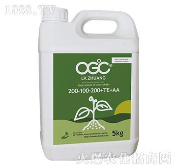 大量元素水溶肥料200-100-200+TE+AA-OGC·綠壯-陽光綠健