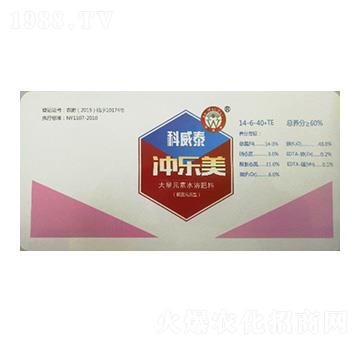 高鉀型大量元素水溶肥14-6-40-沖樂美-科威泰