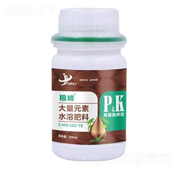 高磷高鉀型大量元素水溶肥料0-400-500+TE 糧峰 金牌化工