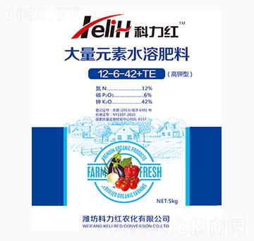 大量元素水溶肥料12-6-42+TE-科力紅-利瑪生物