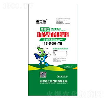 高鉀型功能型水溶肥料15-5-30+TE-百士威
