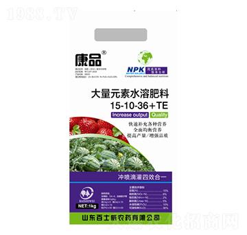 大量元素水溶肥料15-10-36+TE-康品-百士威