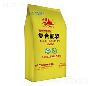 含鉀二銨系列復(fù)合肥料15-39-8-云峰-云天化